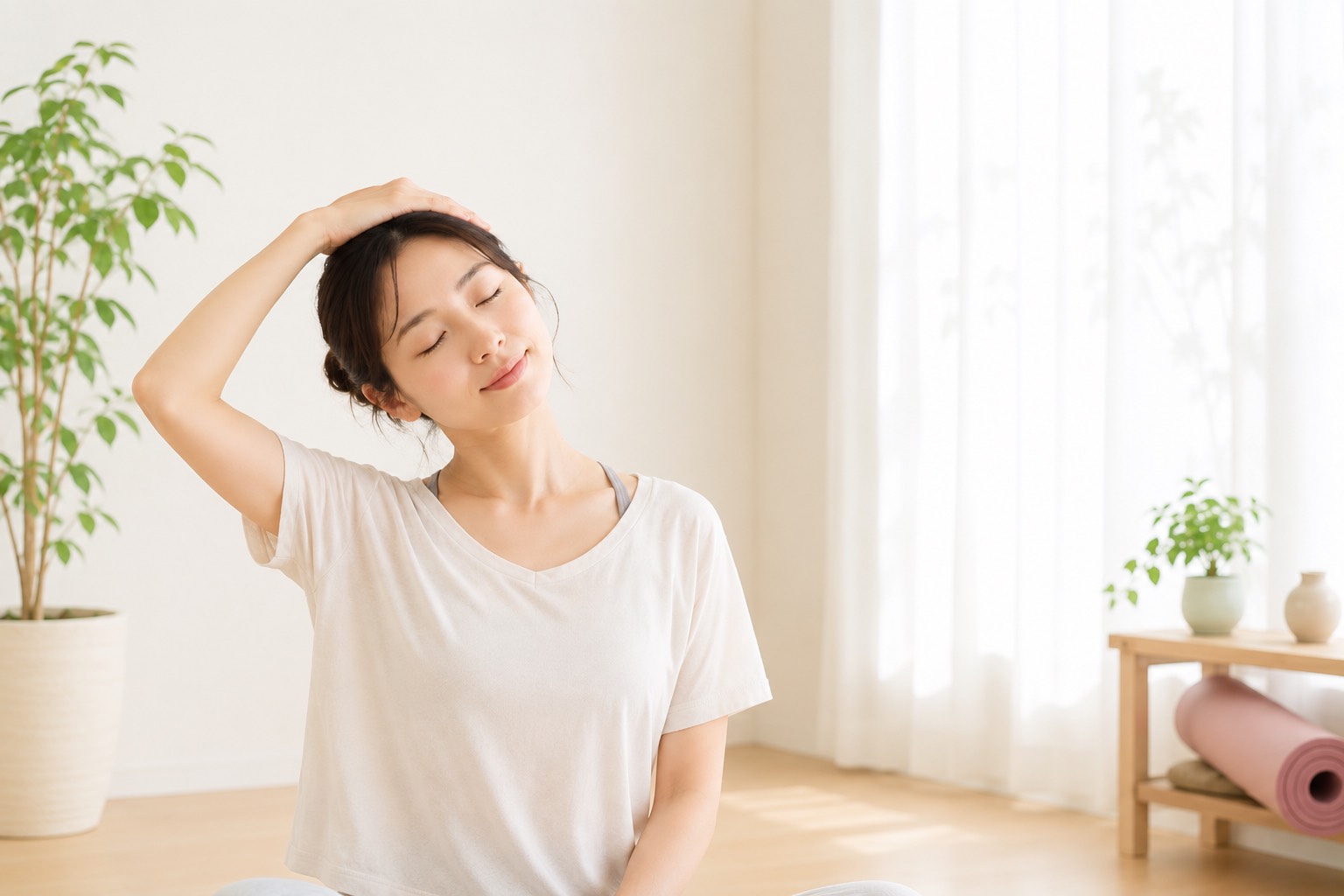 慢性的な頭痛をクリアにするストレッチ法