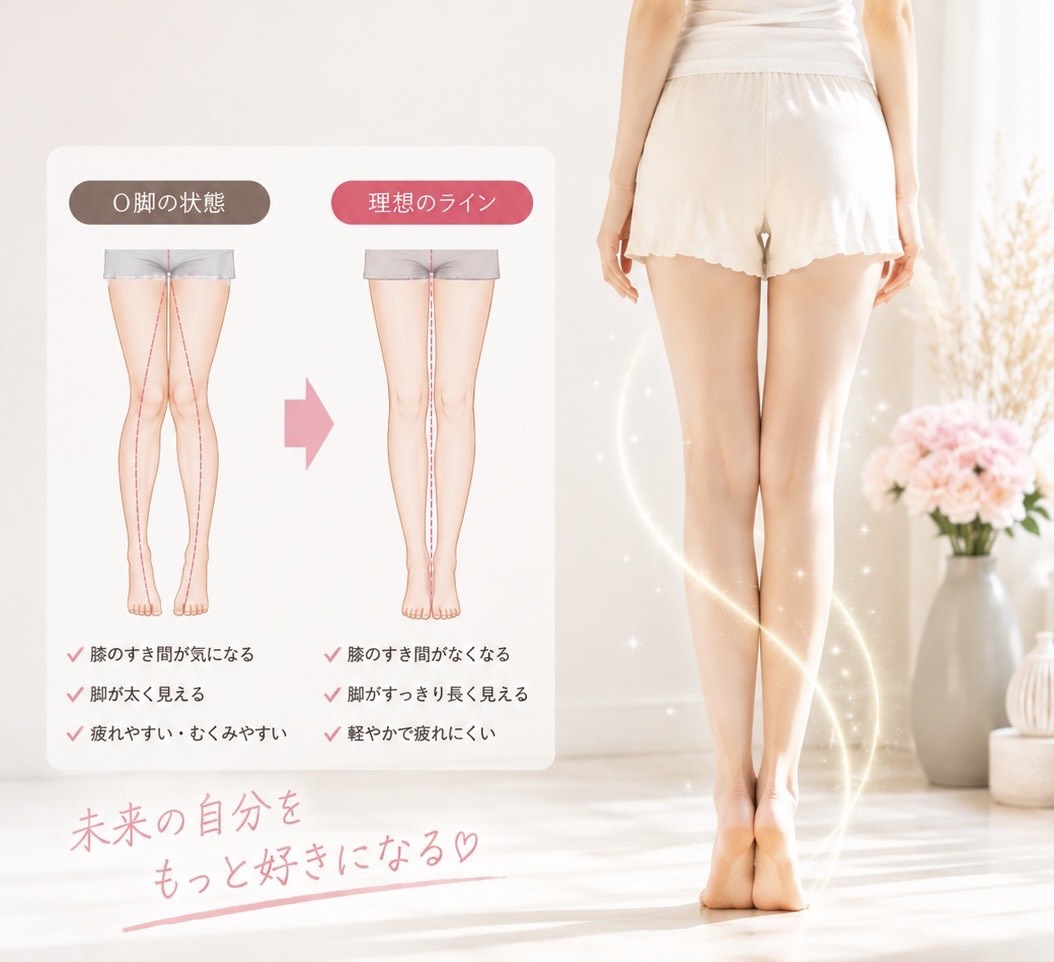 О脚改善で美しい脚ラインを手に入れよう！
