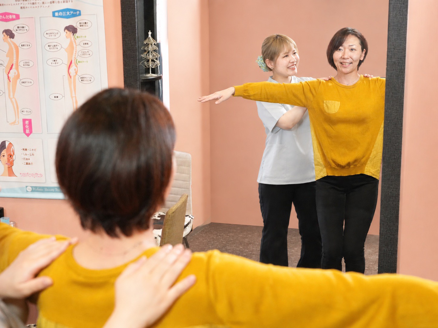 肩甲骨の動きと姿勢をチェック。動きにくさのサインを知る
